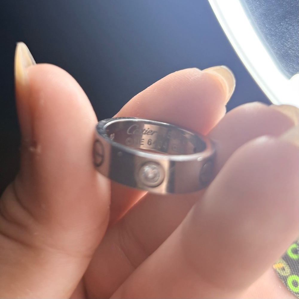 Silver Love Ring - Picture 5 of 6